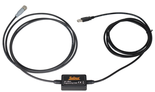 The WLTS programming cable used for setup, diagnostics and updates